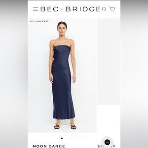 NWT never worn Bec & Bridge moon dance strapless dress US size 2